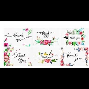 Thank You Cards 4x6 w/Stickers & Envelopes